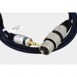 Kabel mikrofonowy gn.XLR/wt.Jack 3,5 st. MK21 1,5m-32621