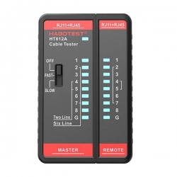 Tester przewodów sieciowych RJ-11 / RJ-45 HT-812A-37171