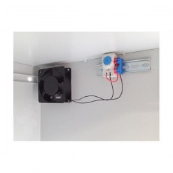 Zestaw wentylacji z termostatem do szaf zewnętrzny-37753