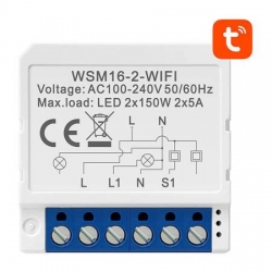 Przełącznik dopuszkowy Wi-Fi WSM16-W2-37780