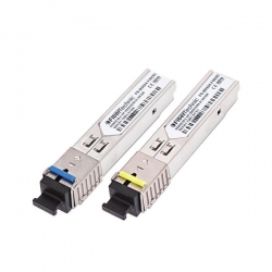 Moduł SFP SM WDM 1310/1550nm 10/1000 SC 3km kpl.-38033