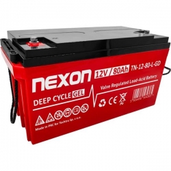 Akumulator żelowy bezobsługowy Nexon 12V 80Ah L-38053