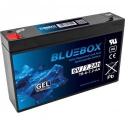 Akumulator żelowy bezobsługowy Bluebox 6V 7,2Ah-38061