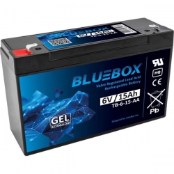 Akumulator żelowy bezobsługowy Bluebox 6V 15Ah-38063