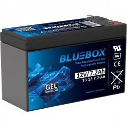 Akumulator żelowy bezobsługowy Bluebox 12V 7,2Ah-38065