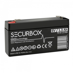 Akumulator AGM bezobsługowy Securbox 6V 1,3Ah-38115