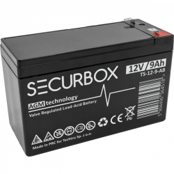 Akumulator AGM bezobsługowy Securbox 12V 9Ah-38121