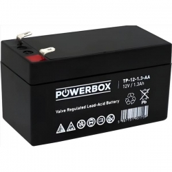 Akumulator AGM bezobsługowy Powerbox 12V 1,3Ah-38129