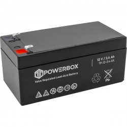 Akumulator AGM bezobsługowy Powerbox 12V 3,4Ah-38132