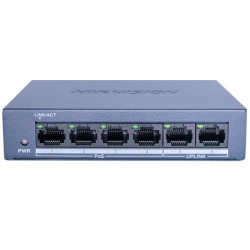 Switch PoE DS-XS0106-P 4xPoE 2xUplink 45W-38151