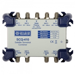 Sumator sygnałów LNB Quad + DVB-T/T2 SCQ-410-38584