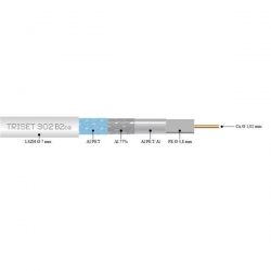 Przewód RG-6 Triset-302 1,02Cu B2ca LSZH 500m-38732