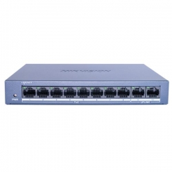 Switch PoE DS-XS0110-P xPoE 2xUplink 60W-38835