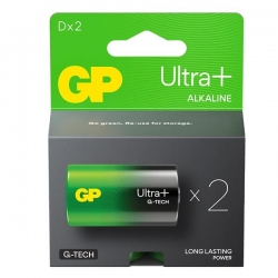 Bateria alkaliczna GP Ultra+ G-TECH LR20 1,5V 2szt-38845