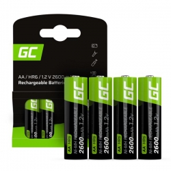 Akumulatorki NiMH AA R6 Green Cell 2600mAh-38987