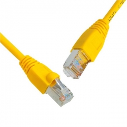 Kabel patchcord S/FTP PVC kat.6 1m żółty-39491