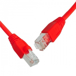 Kabel patchcord S/FTP PVC kat.6 2m czerwony-39495